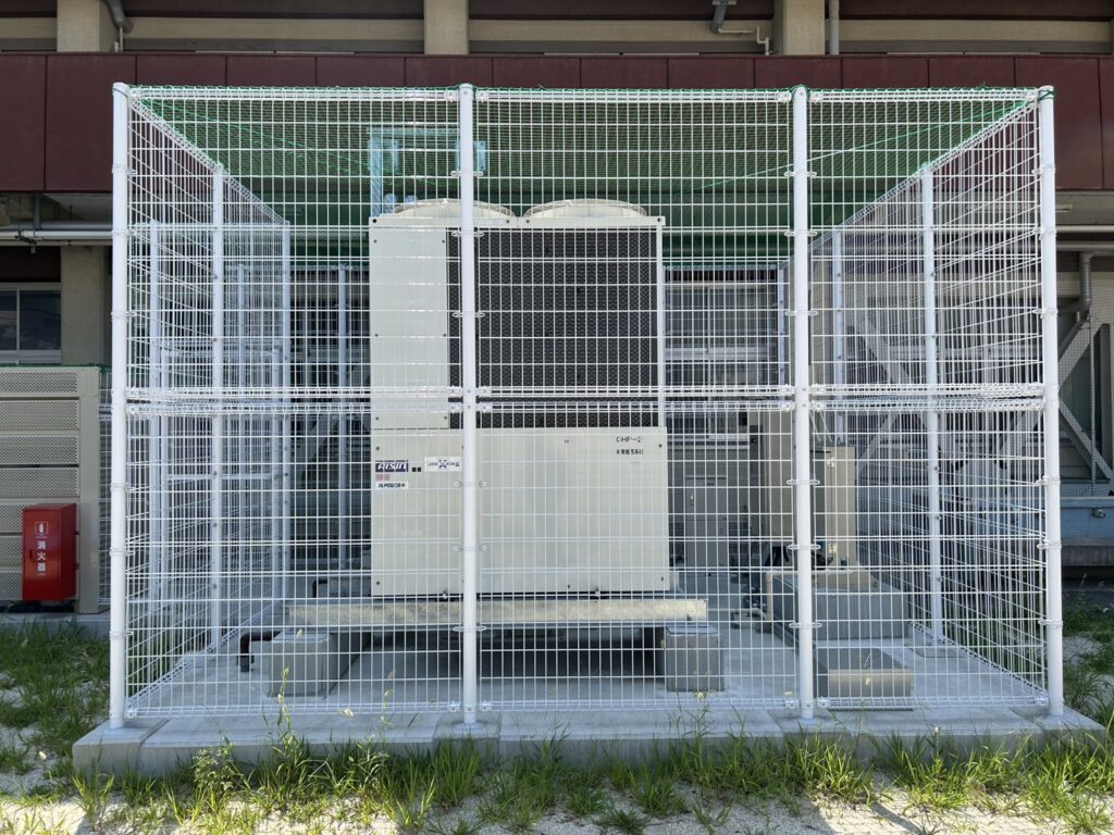 城西小体育館・調理場空調工事(週休2日)